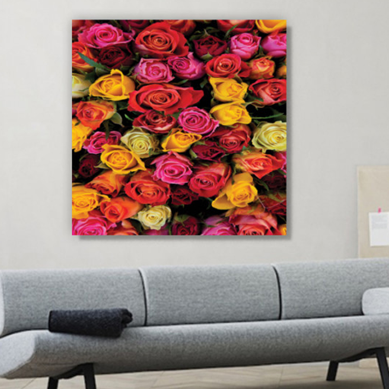 Πίνακας σε καμβά με Τοπία Τριαντάφυλλα